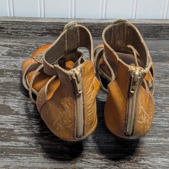 Spring Step Women's Quest Tan Multicolor Leather Heeled Size 39 - Picture 4 of 8